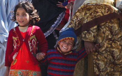 Pakistani children in native dress, photo credit JEKruger on Flickr